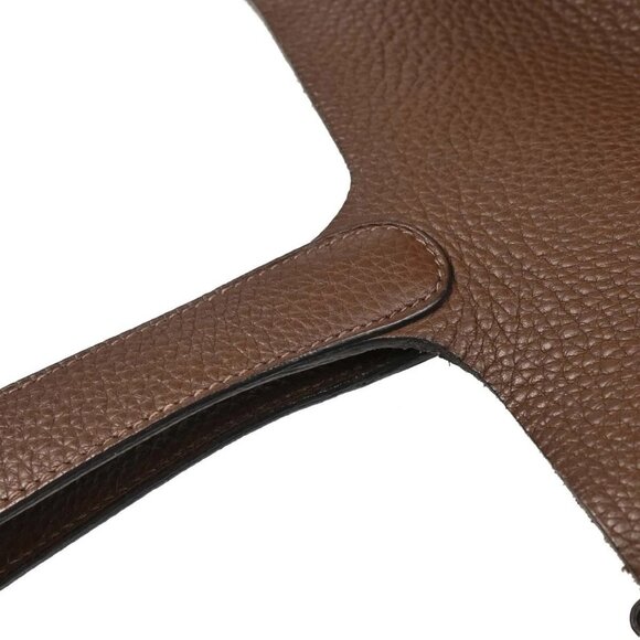 Hermes Chocolat Taurillon Clemence Picotin 22 MM Handbag - Picture 4 of 11